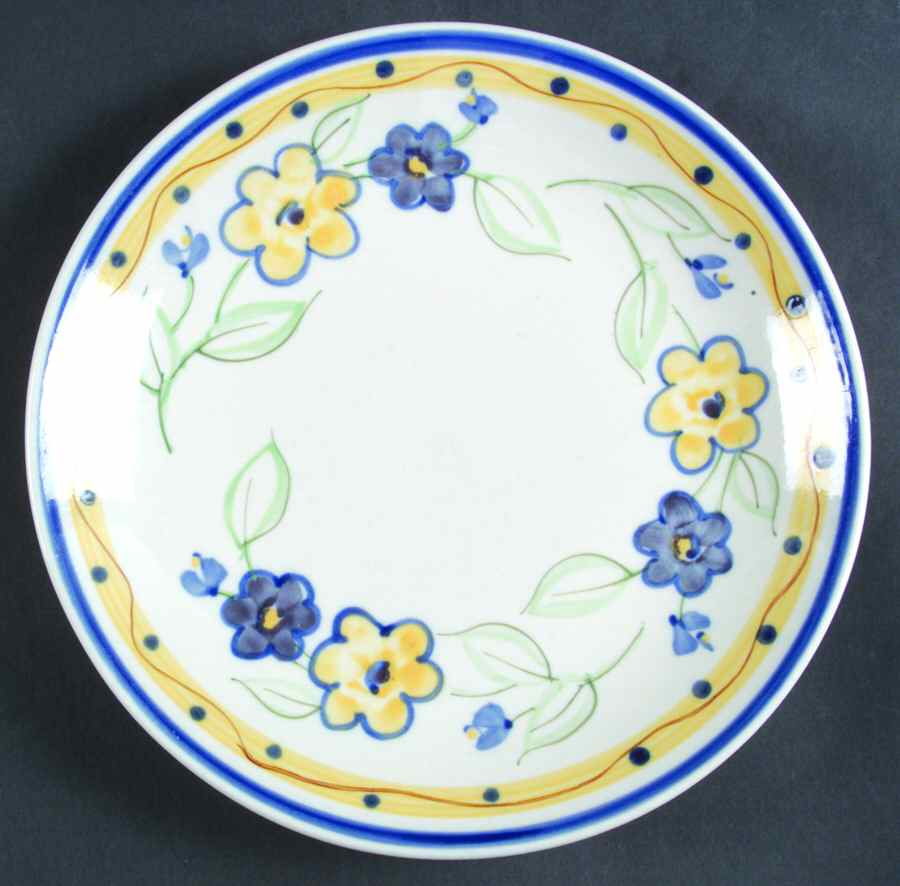 Confetti Floras Salad Plate by Gibson Designs-1