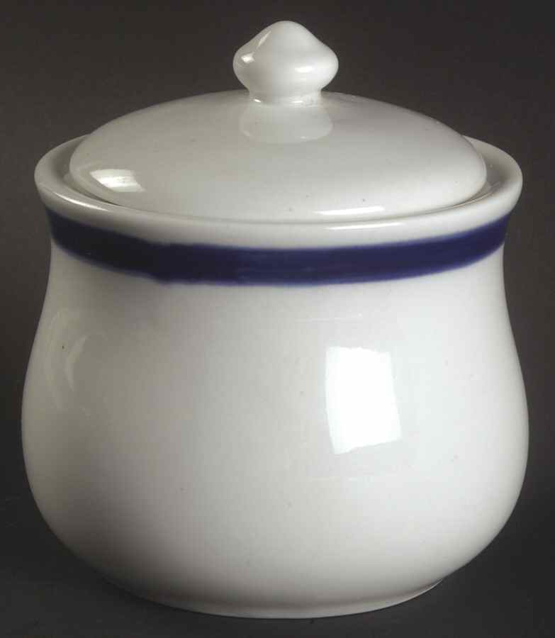 Laroma Cobalt Sugar Bowl & Lid by Gibson Designs-1