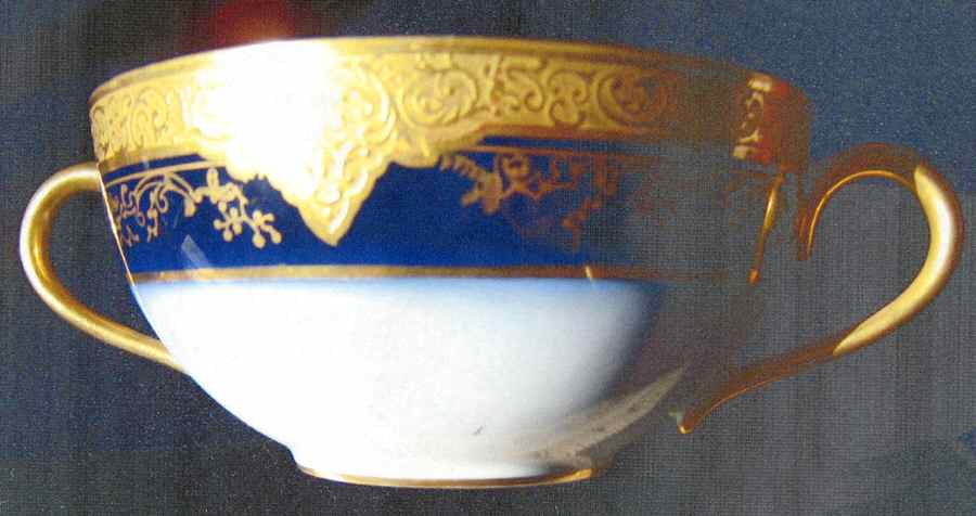 GUE558 Flat Cream Soup Bowl by WM Guerin-1