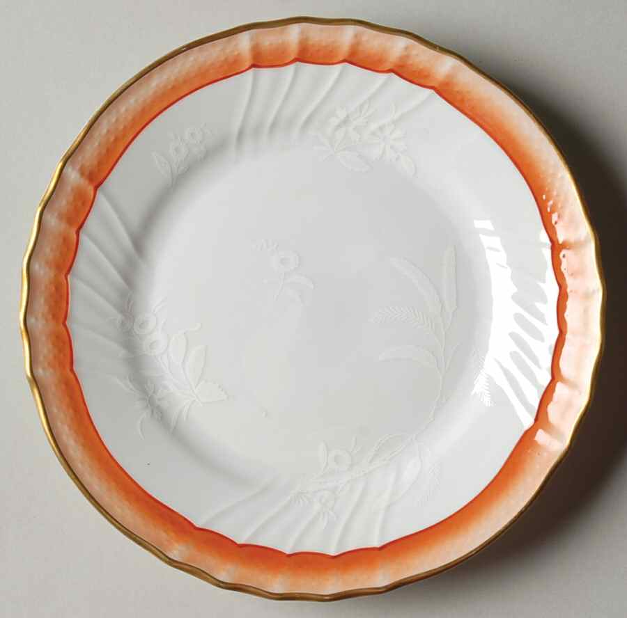 Rouge Fume Bread & Butter Plate by Ginori 1735-1