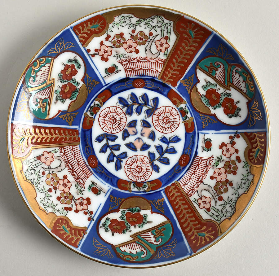 GIM13 Salad Plate by Gold Imari-1