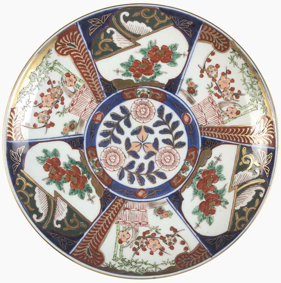 GIM13 Dinner Plate by Gold Imari-1