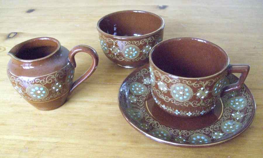 Greek Border Creamer by Gibson & Sons-1