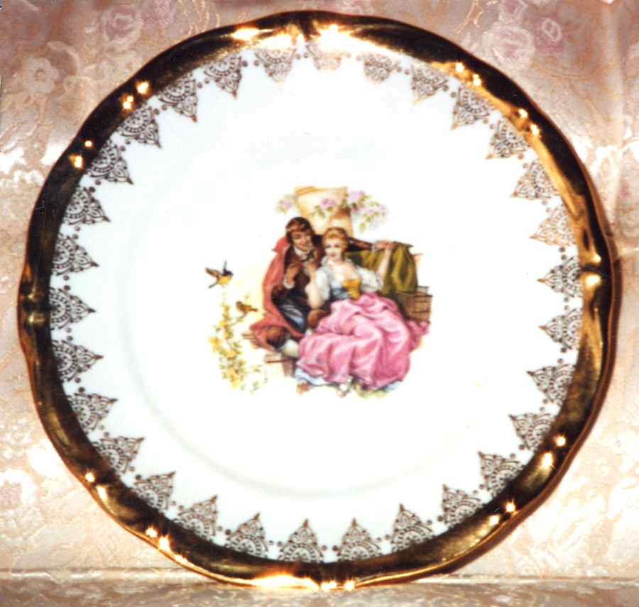 GLP19 Luncheon Plate by Gloria Porcelain-1