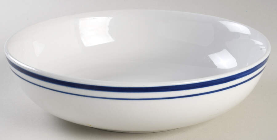 Restaurant Classics Cobalt Blue 9" Round Vegetable Bowl by Gibson Designs-1