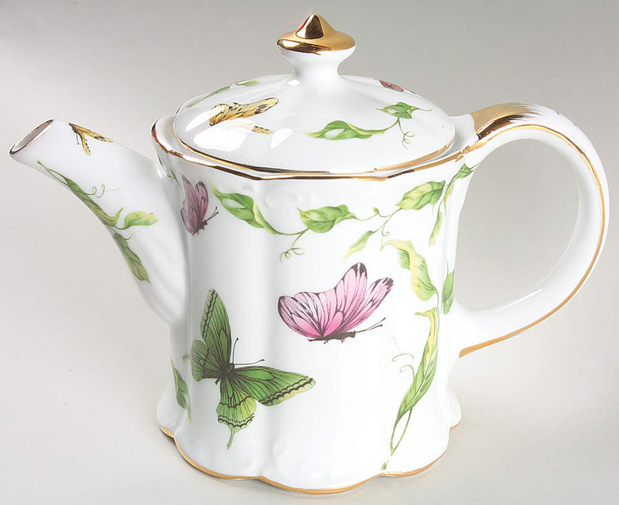 Butterfly Garden Teapot & Lid by Godinger-1
