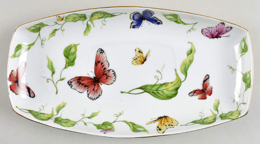 Butterfly Garden Underplate for Gravy Boat by Godinger-1