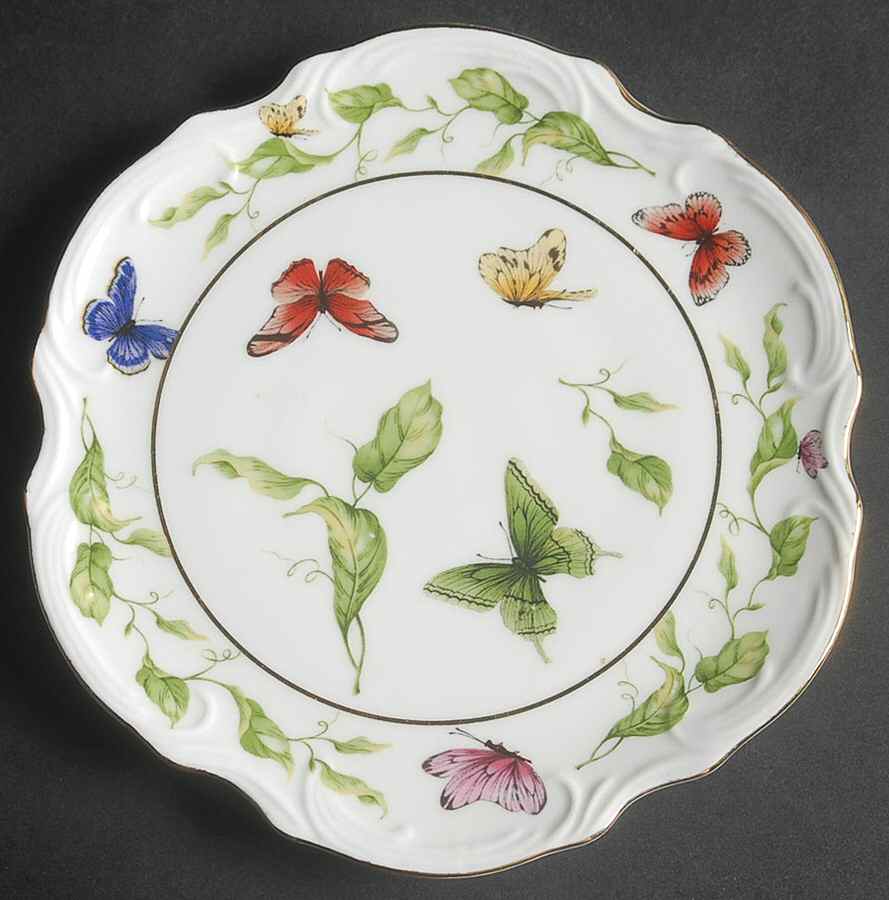 Butterfly Garden Canape Plate by Godinger-1