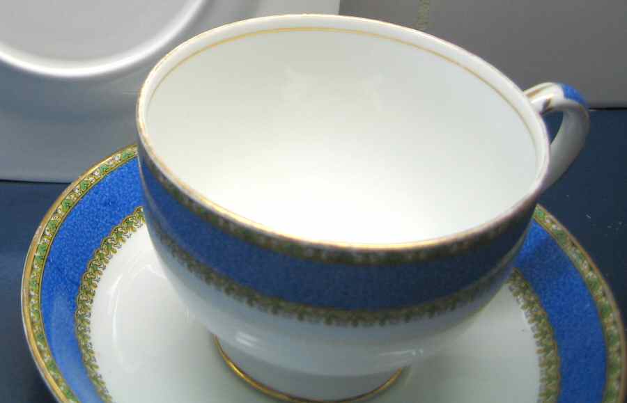 Romney Footed Cup & Saucer Set by Grosvenor-1
