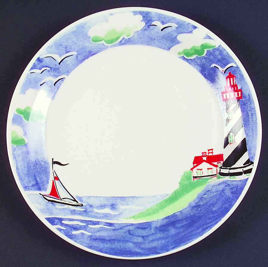 Coastline Dinner Plate by Gibson Designs-1