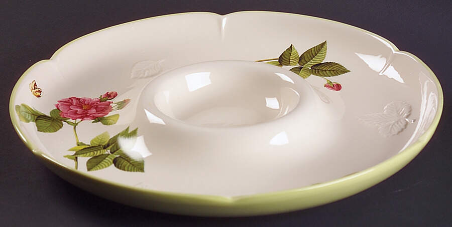 Rose Serenade 1 Piece Chip & Dip by Gorham-1