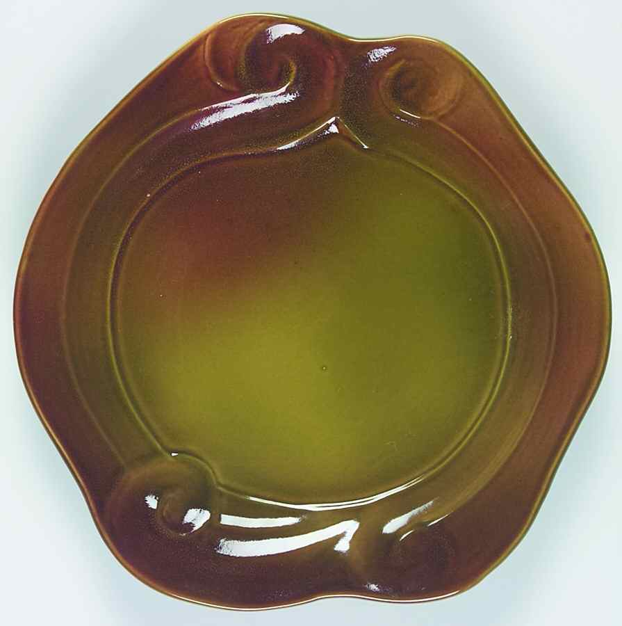 Free Form Paprika Dinner Plate by Gail Pittman-1