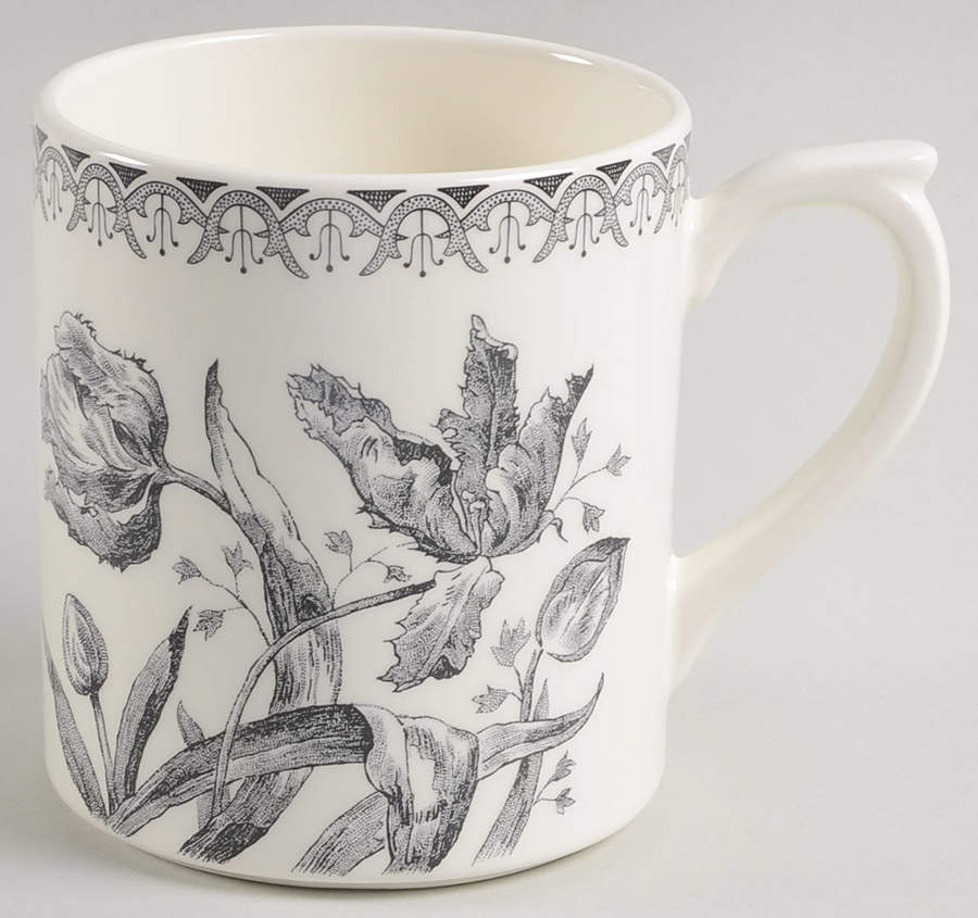 Tulipes Noires Jumbo Mug by Faiencerie De Gien-1