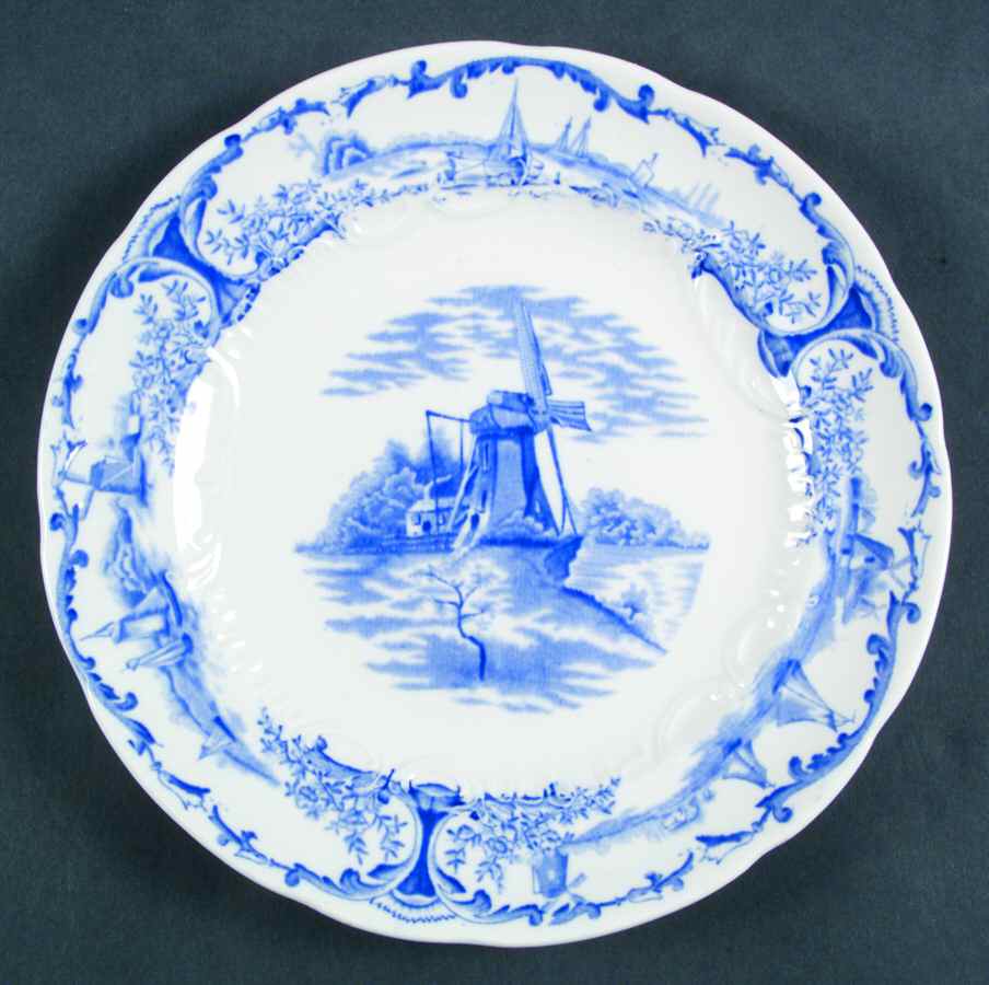 Delph Salad Plate by Grimwades (England)-1