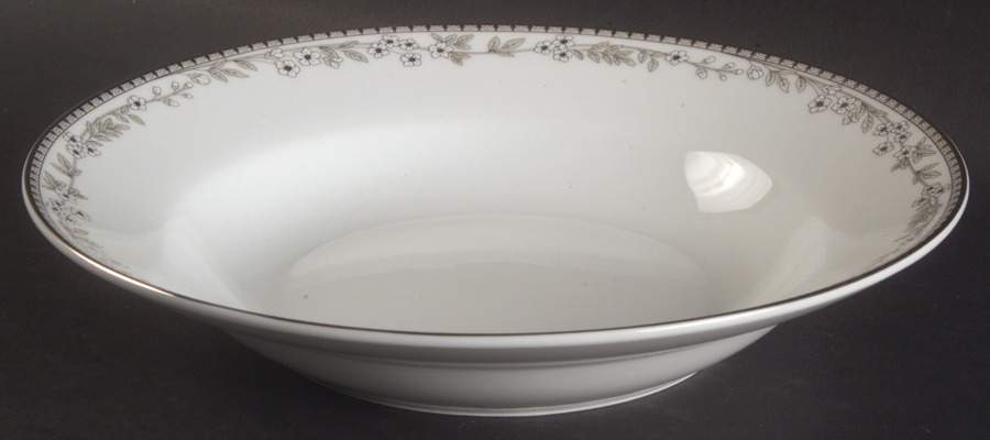 Flowering Meadow Large Rim Soup Bowl by Gorham-1