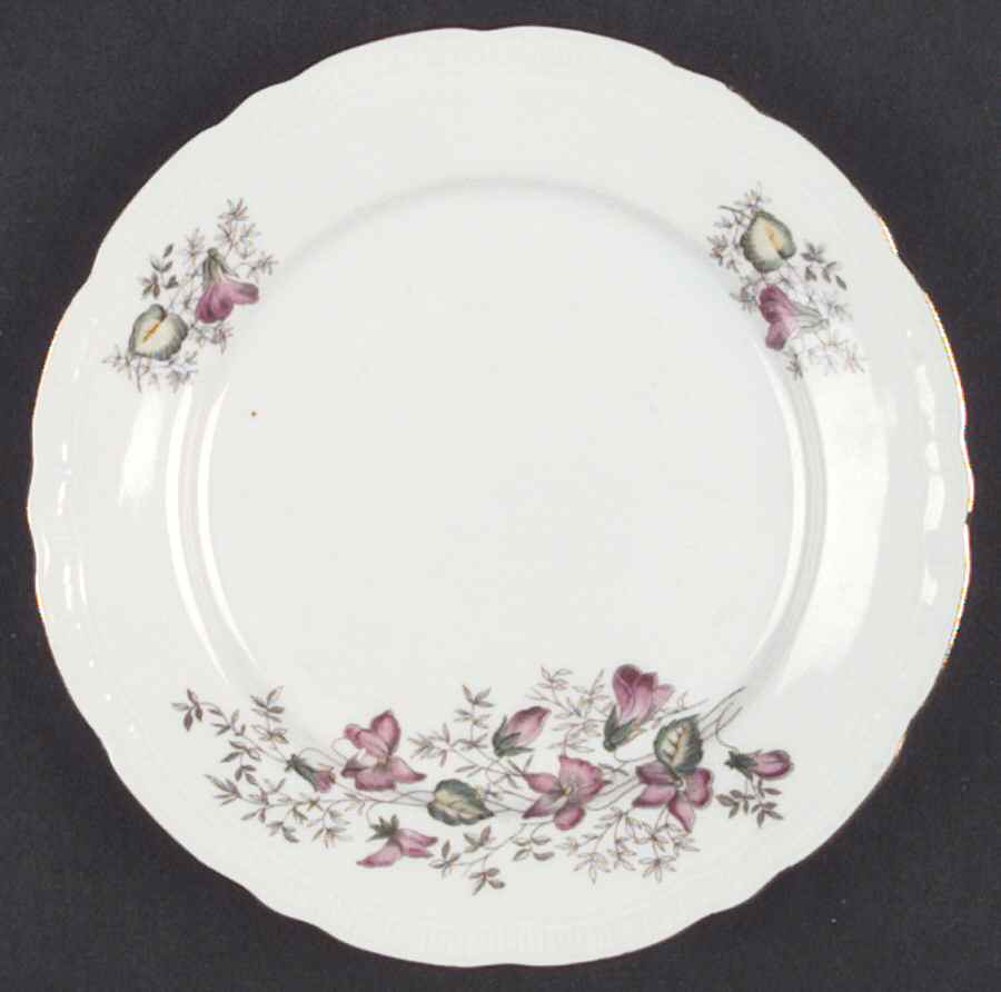 Wild Flower Bread & Butter Plate by Gebruder Benedikt-1