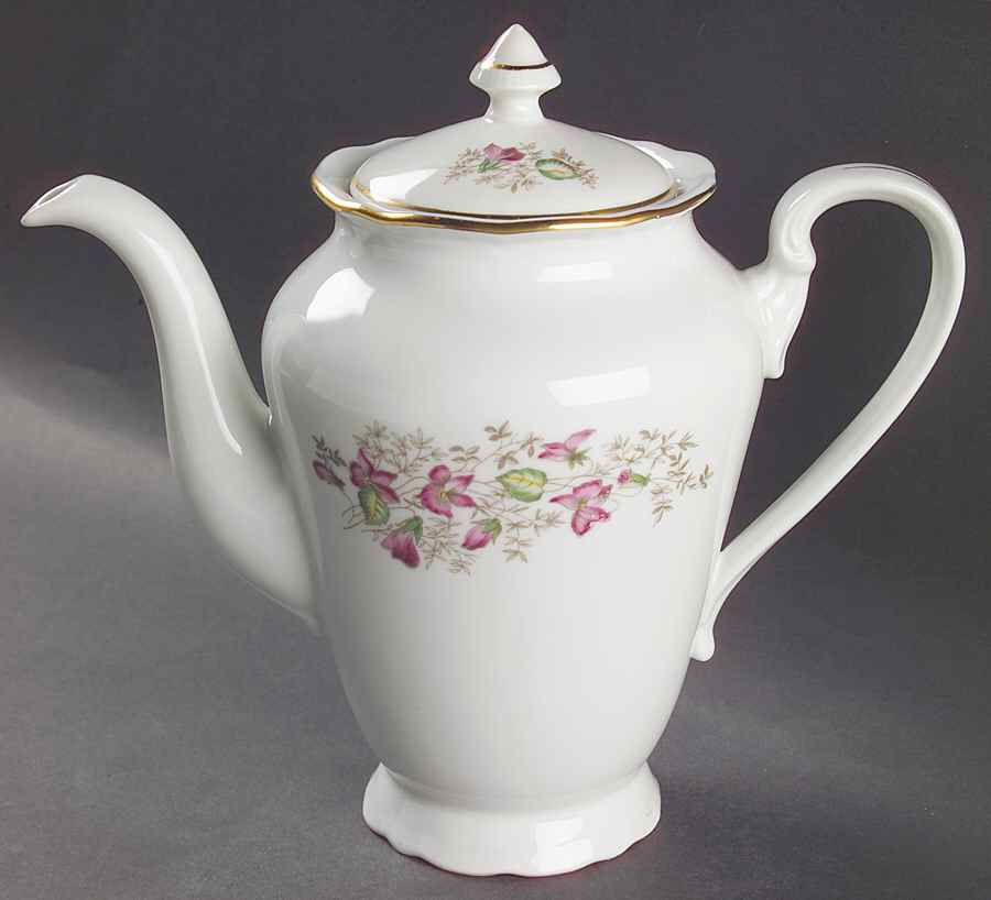 Wild Flower Coffee Pot & Lid by Gebruder Benedikt-1