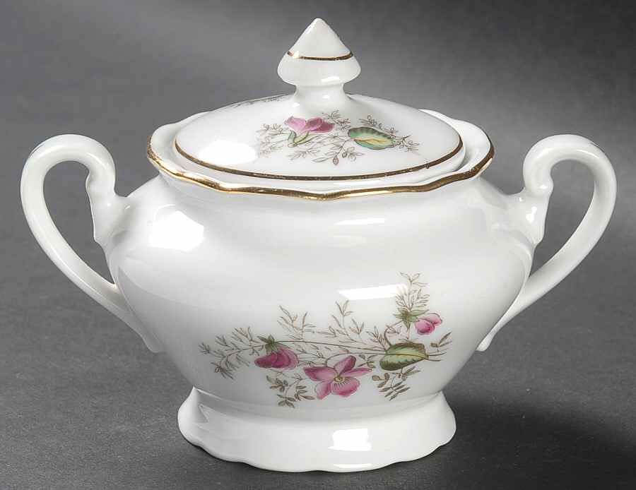 Wild Flower Mini Sugar Bowl & Lid by Gebruder Benedikt-1