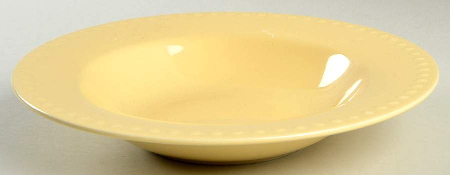 Hospitality Butter Yellow 9" Soup/Pasta Bowl by Gail Pittman-1