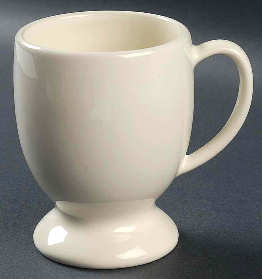 Hospitality Ivory Pedestal Mug by Gail Pittman-1