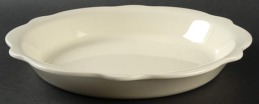 Hospitality Ivory 10" Pie Baking Plate by Gail Pittman-1