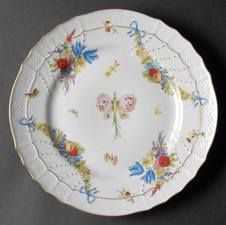 Farfalle Fiorite Dinner Plate by Ginori 1735-1