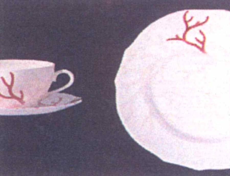 Opera Dinner Plate by Ginori 1735-1