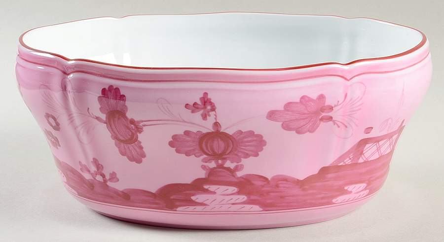 Oriente Italiano 9" Salad Serving Bowl by Ginori 1735-1