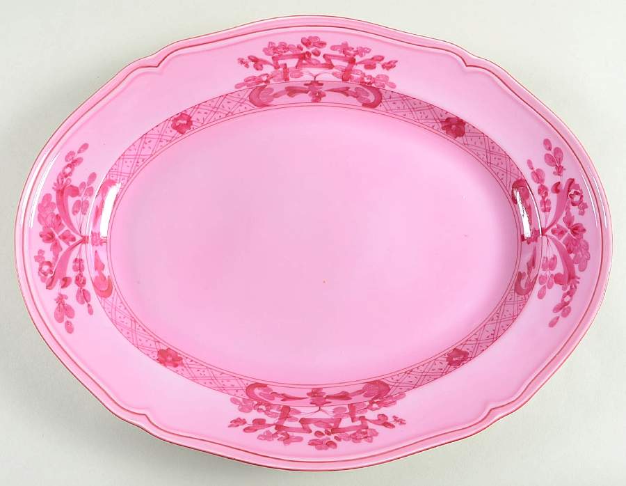 Oriente Italiano 13" Oval Serving Platter by Ginori 1735-1