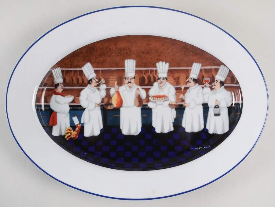 GUB3 16" Oval Serving Platter by Guy Buffet-1
