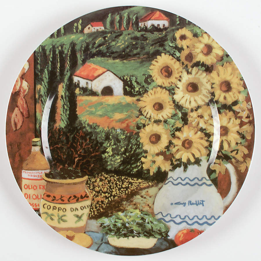 Tuscan Seasons Dinner Plate by Guy Buffet-1