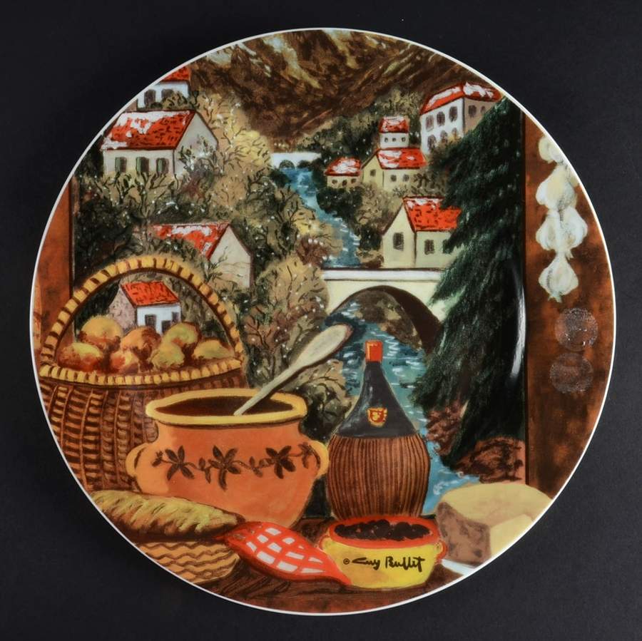 Tuscan Seasons Dinner Plate by Guy Buffet-1