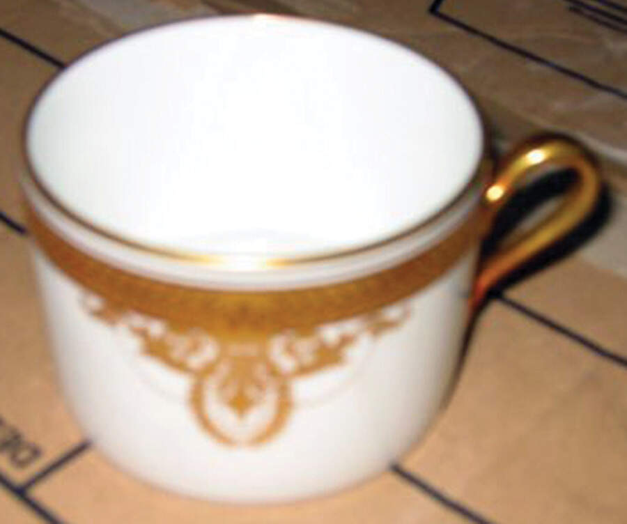 Napoli Flat Cup by Ginori 1735-1