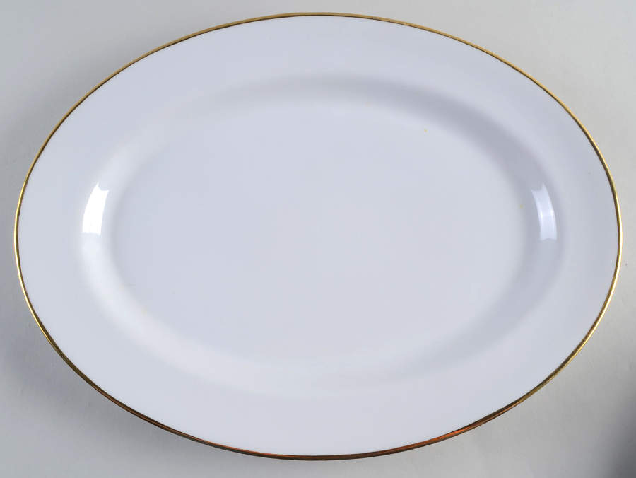 GPB1 14" Oval Serving Platter by Germer Porcelanas Br-1