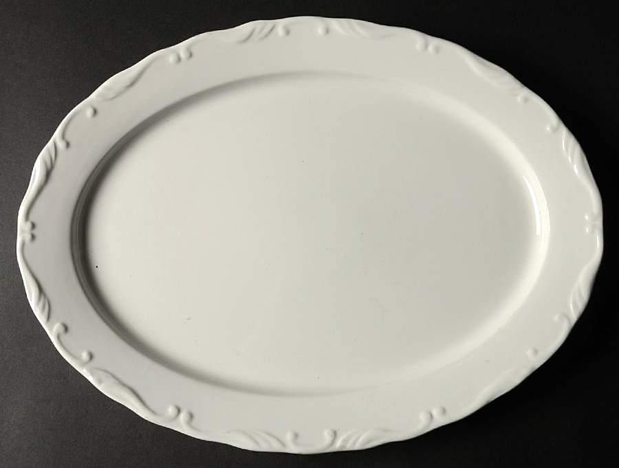 Grand Nobility 14" Oval Serving Platter by Gibson Designs-1