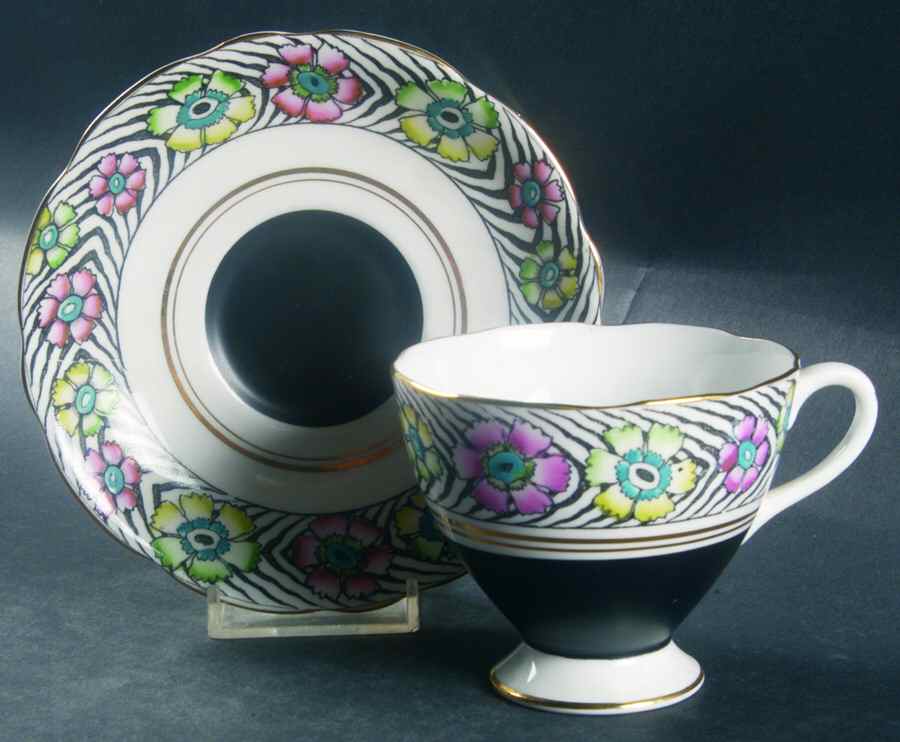 5787 Footed Cup & Saucer Set by Gladstone-1