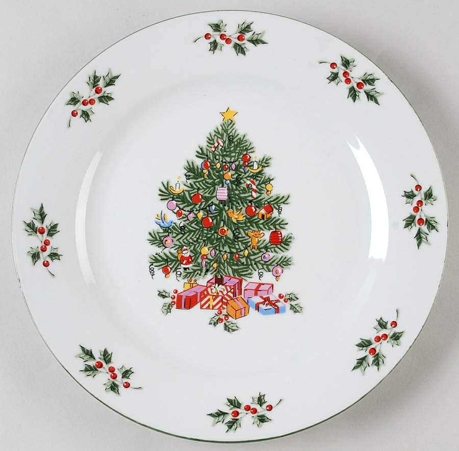 Noel Morning Dinner Plate by Gibson Designs-1