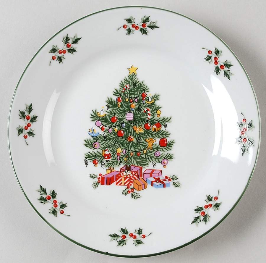 Noel Morning Salad Plate by Gibson Designs-1