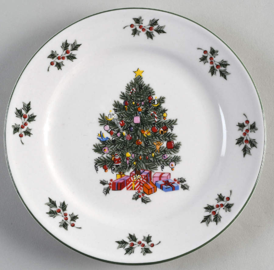 Noel Morning Salad Plate by Gibson Designs-1