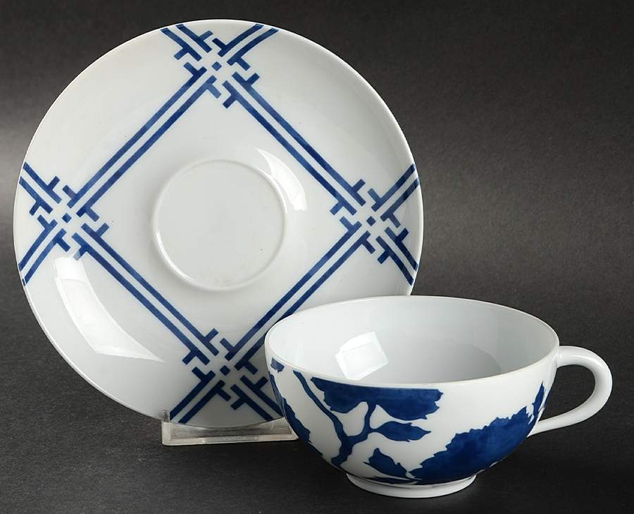 Essenze Flat Cup & Saucer Set by Ginori 1735-1