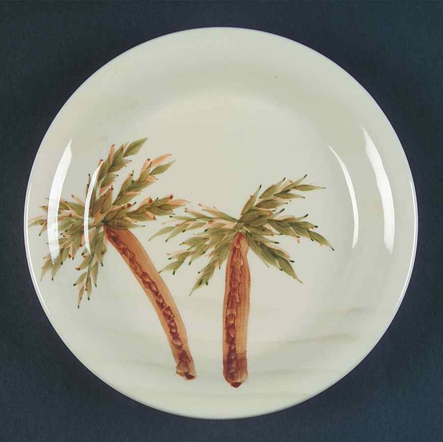 Mojave Palm Salad/Dessert Plate by Gibson Designs-1
