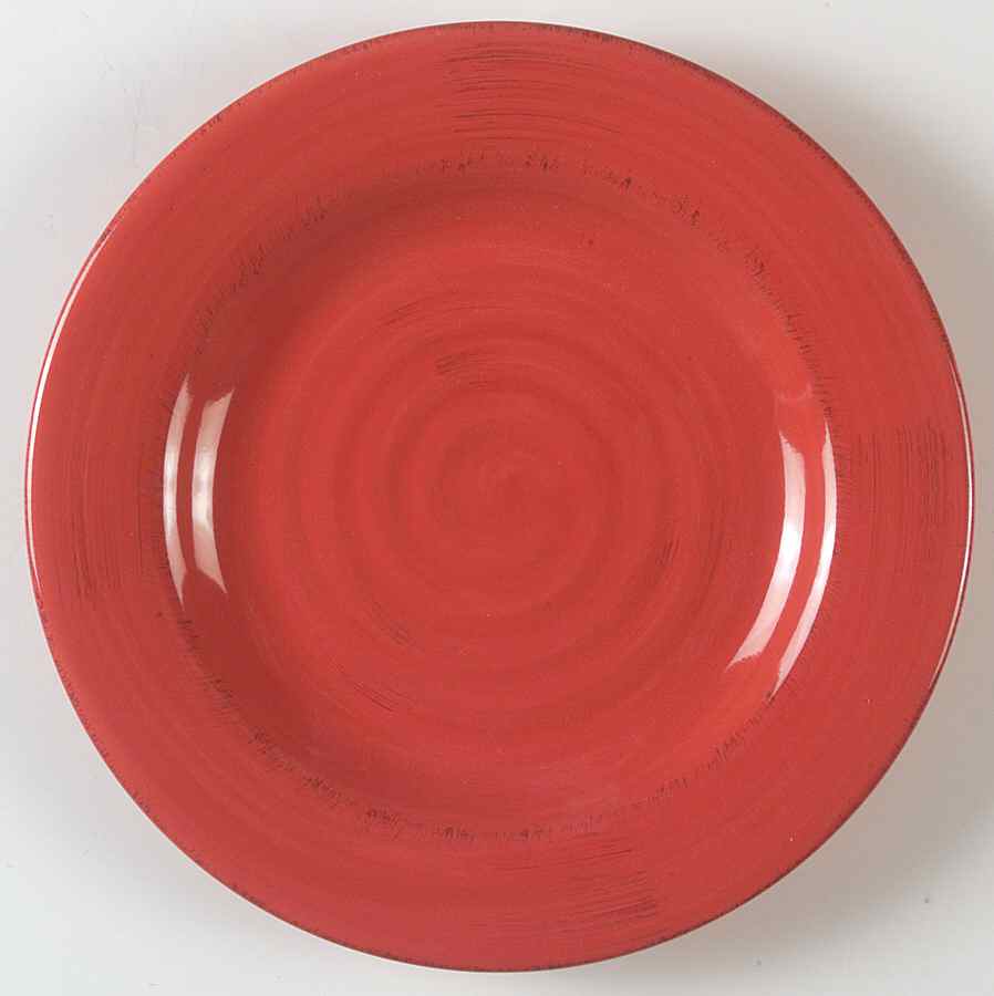 Shades Persimmon (Mix N Match) Salad/Dessert Plate by Gibson Designs-1