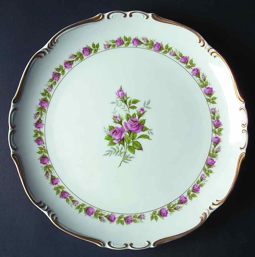 Treasure Gold 12" Chop Plate (Round Platter) by Gold Crown China-1