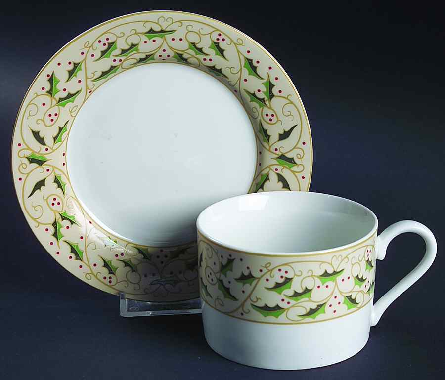GID174 Flat Cup & Saucer Set by Gibson Designs-1