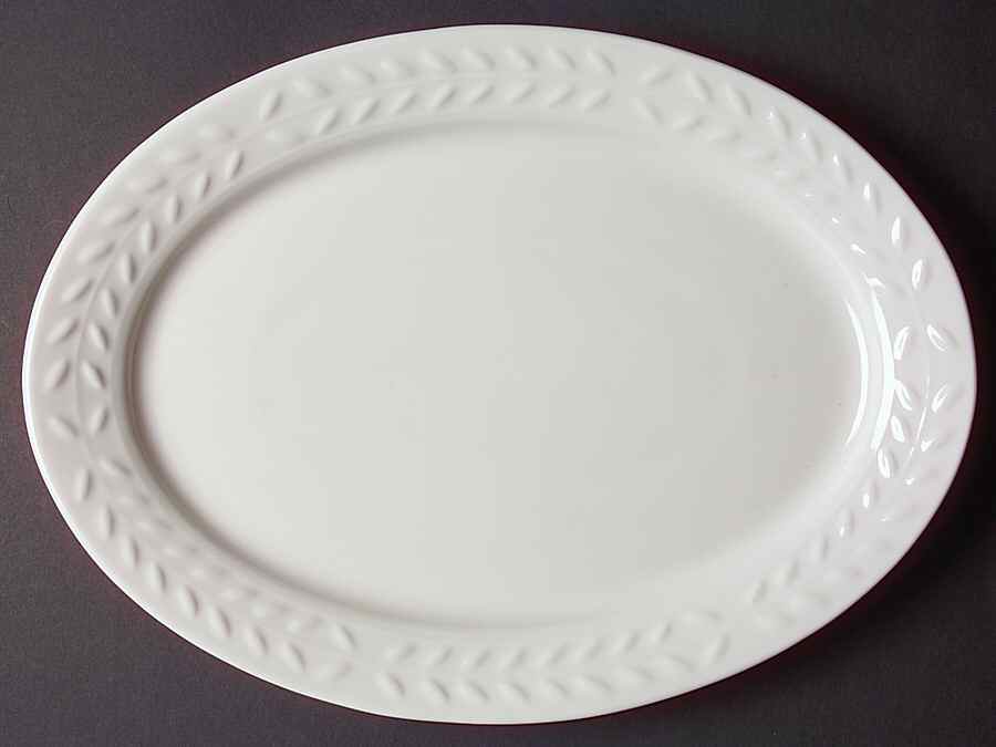 Nobilis 13" Oval Serving Platter by Gibson Designs-1