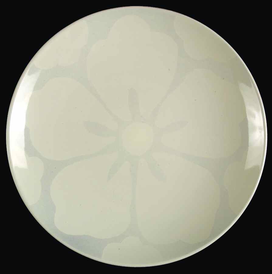 Sandflower Blue Salad/Dessert Plate by Gibson Designs-1