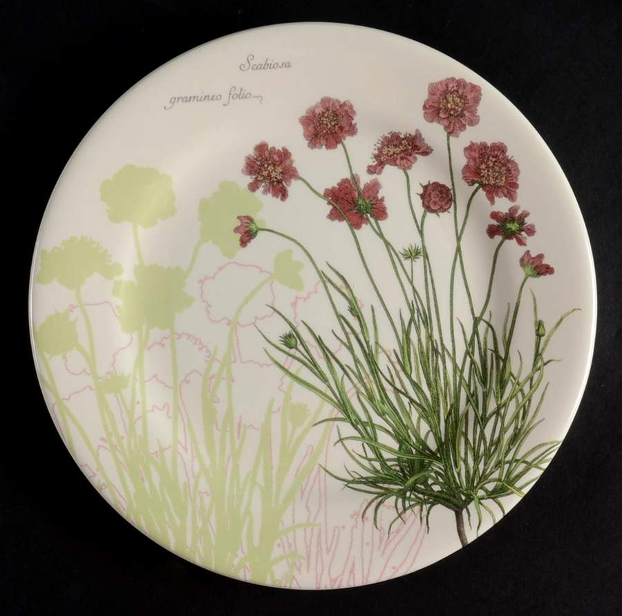 Lherbier du Roy Salad/Dessert Plate by Faiencerie De Gien-1