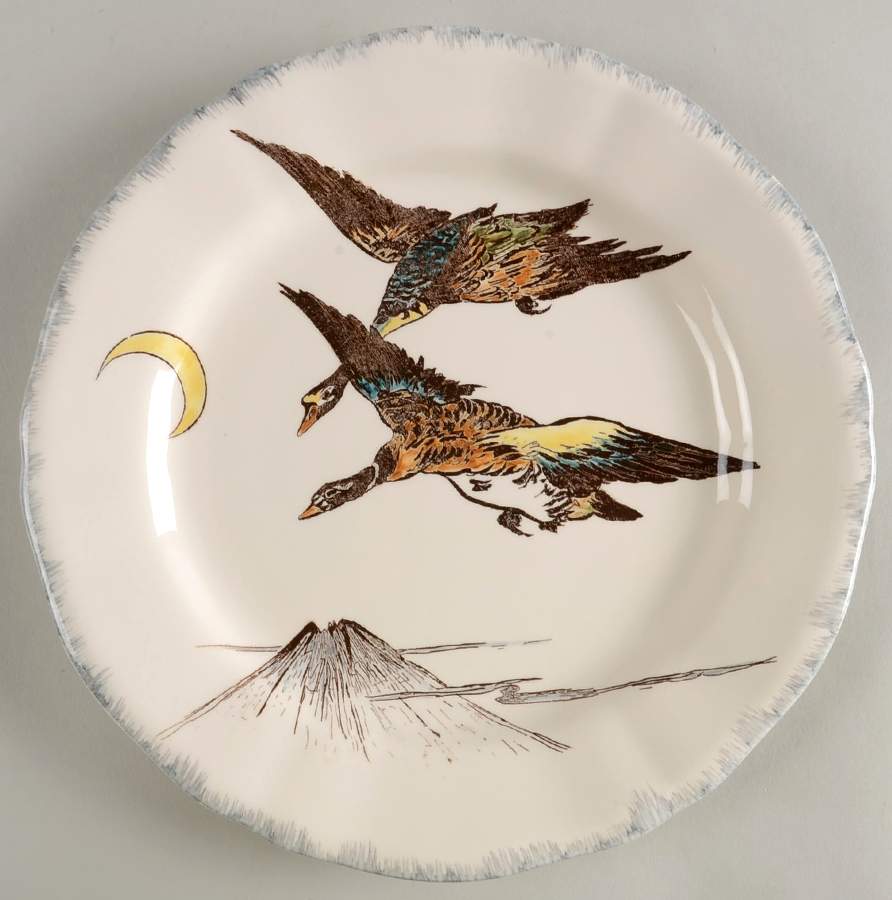 Grand Oiseaux Dinner Plate by Faiencerie De Gien-1
