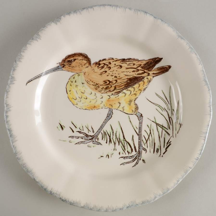 Grand Oiseaux Dinner Plate by Faiencerie De Gien-1