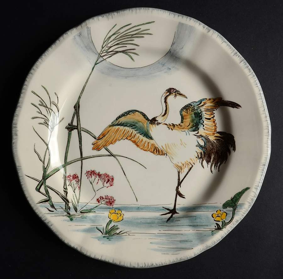 Grand Oiseaux Dinner Plate by Faiencerie De Gien-1